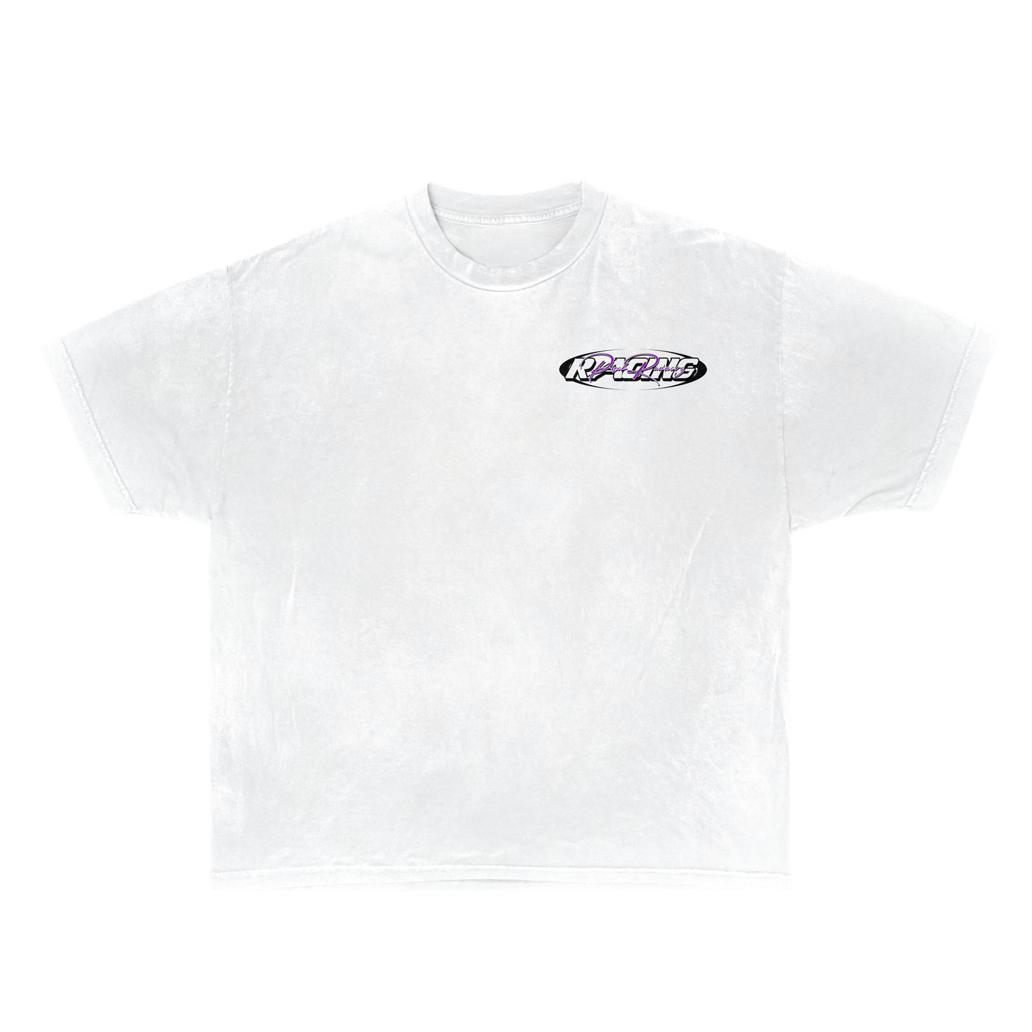55 FLAG RACE WHITE TEE